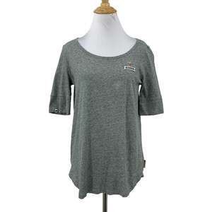 Maloja Shirt Womens XS Extra Small Linen Blend Half Sleeve Button Back